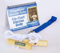 RangeMaster Over the Door Shoulder Pulley │ Physical Therapy Shoulder Tool │ Helps Enhance Range of Motion for Shoulder Pain and Surgery Recovery │ Web Strap Attachment