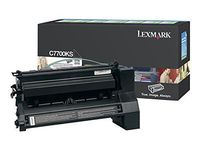 Lexmark C7700KS  Black Return Program Print Cartridge For C770/C772
