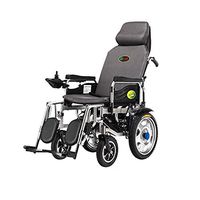 Wcxxhy Electric Wheelchair Electric Wheelchair, 2020 New Folding Ultra Lightweight Electric Power Wheelchair, FDA Approved and Air Travel Allowed, Heavy Duty, Mobility Motorized, Portable Power