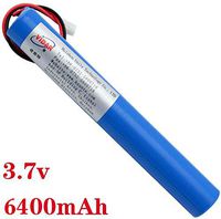 Rechargeable Lithium Ion Battery Pack - VIDAR 3.7V 6400mAh High Capacity Li-ion Battery Pack with JST PH2.54/2P Plug-in(Customizable) for Electronics,Toys,Lighting,Equipment