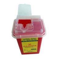 Sharps Container 7.0Litres, Red - Yellow Color.