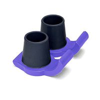 Top Glides DuraSki Extra Durable Walker Glide Skis for 1 1/8 Inch Tubes (Purple)