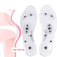 Foot Care Pad,Massage Template, Transparent Stencils for Weight Loss,Silicone Insoles for Magnetic Therapy 2 Pairs