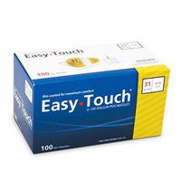 Easy Touch 831361 Pen Needles 31 Gauge, 3/16"