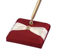 Hortense B. Hewitt Wedding Accessories, Pen Set, Beautiful and Bold, 3.75-Inch Square Base