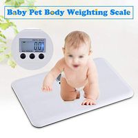 NOENNULL Baby Scale,Digital Pet Scale, ON/Tare Function, Low Battery Locking Alarm, Electronic Scales for Household Pet Baby