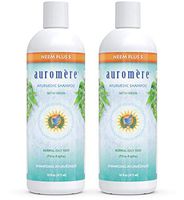 Auromere Ayurvedic Shampoo, Neem+5 - Vegan, Natural, Sulfate Free, Paraben Free for Normal to Oily Hair, 2 pack