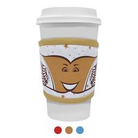 ABCKEY Reusable Cup Sleeves for Coffee Tea Cold Drinks,Cup Sleeves for Hot Drinks (Coffee)