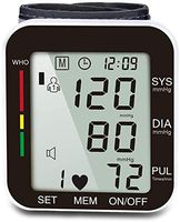 Blood Pressure Machine,Upper Arm Blood Pressure Monitor igital Automatic Measure Blood Pressure and Heart Rate Pulse for Home Use Users Mode Ully Automatic