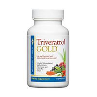Dr. Whitaker's Triveratrol Gold – Healthy Aging Supplement with Resveratrol & Extracts of Aloe Vera, Green Tea, and Turmeric – Provides Antioxidant Protection & Cardiovascular Support (60 Capsules)