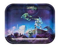Last Stash Astronaut Metal Rolling Tray (Large 13.5"x11")