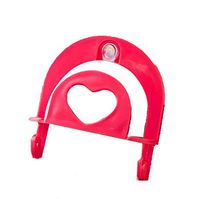 PANDA SUPERSTORE Set of 4 Practical/Useful/Dishwashing Sponge Holder, Red