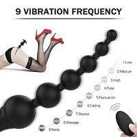 Rechargeable Vibrating Stimulator Plug 9 Stimulation Patterns, Male Postate Massager for Man Wireless Remote Control t-Shirt A-06