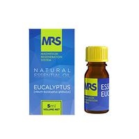 Eucalyptus Essential Oil, Great for Muscle Pain, Pure Natural 100% Finest Grade Organic, for Bath Massage and Aromatherapy, Oleum Eucalyptus Globulus, 5 ml, by MRS
