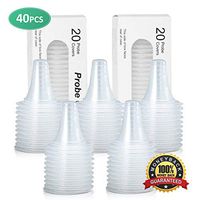 gracosy Ear Thermometer Probe Covers DisposableThermometer Probe Covers Refill Cap Replacing Lens Filters for Digital Thermometers 40 pcs