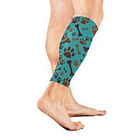 SLHFPX Leg Sleeve Cute Dog Paw Compression Socks Support Non Slip Calf Sleeves - Improve Circulation for Shin Splint, Calf Pain Recovery, Running, Cycling, Travel, Sports 1 Pair
