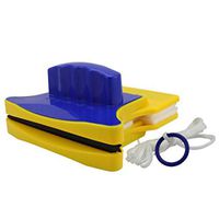 WJUKC Household Glass Cleaner Single Layer Thick Glass Wipe Double Sided Glass Cleaner Window Cleaner Glass Tempered Glass Scraper Blue Exterior Window