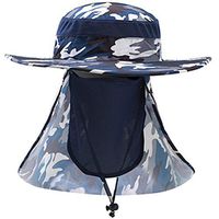 Repellent Fishing Anti-Mosquito Curtain Hat Anti-Mosquito Sun Visor Cap Shawl Hat Outdoor Climbing Camouflage Face Fishing Cap (Color : C)