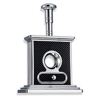 OLT- Smoking set This is a Nice Gift, Cigar Cutter Luxury Stainless Steel Table Top Cigar Guillotine Cigar Scissor for Most Size of Cigars (Color : Black)