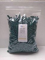 PureCapsUSA- Empty Green Gelatin Capsules Size 000 (1,000 Capsules, Joined)