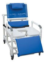 Reclining Shower Chair - Royal Blue Mesh 26" internal width
