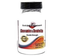 Glucosamine 500mg and Chondroitin 400mg Double Strength * 200 Capsules 100% Natural - by EarhNaturalSupplements