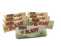 Raw Organic Hemp 1 1/4 Rolling Papers - 6 Pack Plus Raw Organic Paper Tin