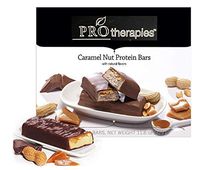 Protein Bar - Low Carb High-Protein Weight Loss Snack Bar for Healthy Diets, Caramel Nut, 7 Count