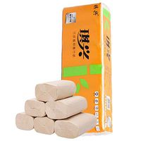Napoo Recycled Fiber Bulk Toilet Paper Unbleached, Eco Friendly Biodegradable 4 Ply Strong Bath Tissue Paper Towels Coreless Regular Roll (24 Rolls)