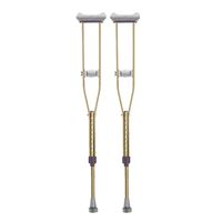 CHAONAO Underarms Crutches for Elderly Paralyzed Disabled, Lightweight Adjustable Height Aluminum Walking Stick,A,L