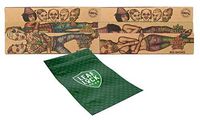 Lion Rolling Circus Unbleached King Size Rolling Paper (6 Packs) with Leaf Lock Gear Smell Proof Pouch