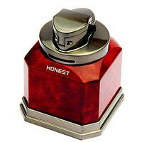 ESKONKE Windproof Jet Torch Lighter for Cigar Baking BBQ Welding Gas Refillable Gas Turbo Lighter 4 Jet Flame(Gas Not Included) (Table Jet Lighter)