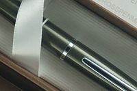 Cross ATX Spruce Green and Polished Appointment with Cross Signature Mid Ring Selectip Rollerball Pen in Cross Gift Box . A Great Birthday, Promotion, Christmas and Corporate Gift.