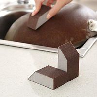 Big.Promotion | 5Pcs Sponge Carborundum Brush Kitchen Washing Cleaning Kitchen Cleaner Tool