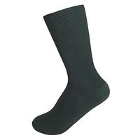 Diabetic 100% Cotton Non Binding Medical Women's Grey Socks size: 6.5-7.5