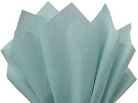 6 Sheets Gift Grade Tissue Paper Sheets - 20" x 30" Soft fold Packed Choose Color (Blue Haze)