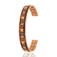Sarah Selects 100% Copper Magnetic Healing Bracelet - Natural, Effective Relief for Arthritis, Joint Pain, Inflammation - Adjustable Size Magnetic Copper Bracelet for Men & Women (Copper, ONE Size)