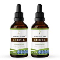 Licorice Tincture Alcohol Extract, Organic Licorice Glycyrrhiza Glabra Healthy Digestion 2x4 OZ