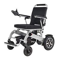 Foldable Electric Wheelchair, Portable Lightweight Wheelchair, Longest Drive (Lithium ion Battery) Battery Charging, one-Button Folding for Easy Transportation only 20kg