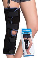 Velpeau Knee Immobilizer - Full Leg Brace - Straight Knee Splint - Comfort Rigid Support for Knee Pre-and Postoperative & Injury or Surgery Recovery (20" - Medium)