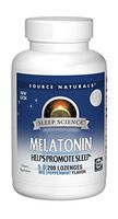 Source Naturals Sleep Science Melatonin 5 mg Peppermint Flavor - Helps Promote Sleep - 200 Lozenge Tablets