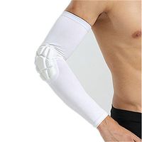 Topshion Basketball Armguards Extended Anti-Collision Elbow Elbow Joint Guard Arm Sleeve for Outdoor Sports(1 Pair)