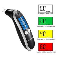 Portable Ketone Meter Digital Ketone Breath Analyzer with 10pc Extra Replaceable Mouthpieces
