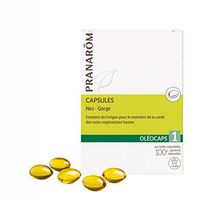 Pranarôm Science Oléocaps 1 Nose & Throat 30 Capsules