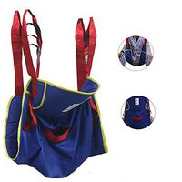 Patient Lift Sling Full Body MeshTransfer Belt with Head Support and 4 Points Divided Leg Sling for Elderly, Handicapped, Disabled, Heavy Duty Transfer Belts