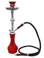 1 hose 20" Red Hookah shisha nargila bar narguile nargile glass water Vase Sale