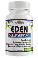 PureLife Eden Sleep Support – Fall Asleep Faster, Relax Your Muscles, Promote Deep and Restful Sleep – by Purelife (60 Capsules)