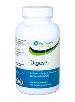 Digase Digestive Enzymes - 180 Veggie Capsules - Full Spectrum Enzyme Support by Village Green Pathway