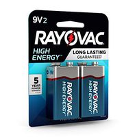 Rayovac 9V Batteries, Alkaline 9V Battery (2 Count)