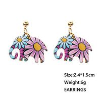 Fashion Cloisonne Hand Made 925 Solid Silver Cute Stone Elephant Stud Earrings Best Good Accessories Stylish Womens Cheap Bright Designer Pendant Prom Bangle